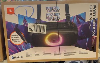JBL PartyBox On-The-Go Essential Bluetooth Speaker