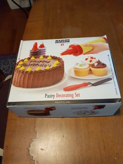 Pastry cake decorating tools bowls cups plates casserole dish fits and Floyd ice bucket etc