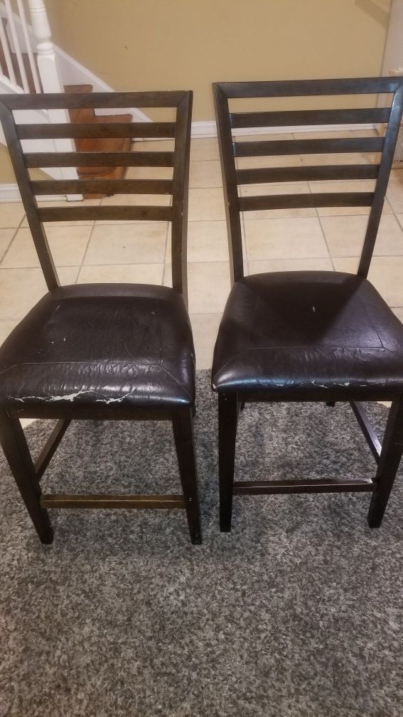 Wooden Bar Chairs (Need Refurbishing)