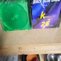 36 Cd/DVD Jewel Cases