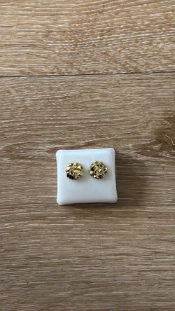 Gold Nugget Earrings