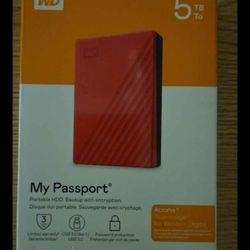 Brand New My Passport 5tb
