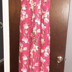 Dressy Floral Jumpsuit 