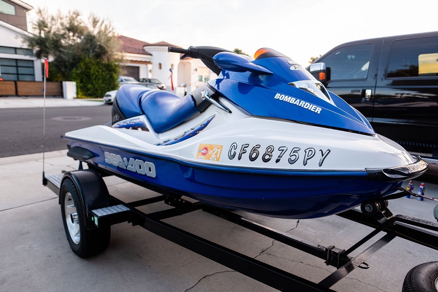 Pristine Sea Doo Bombardier GTX & Trailer