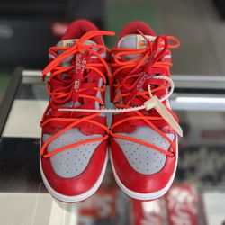 Off White Dunk “University Red”