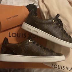 Louis Vuitton Sneakers Shoes Women Loafers Flats Authentic Zapatos LV Designer Christmas 7 Or 7.5 Monogram 