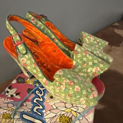 Irregular Choice Floral Bow Heels