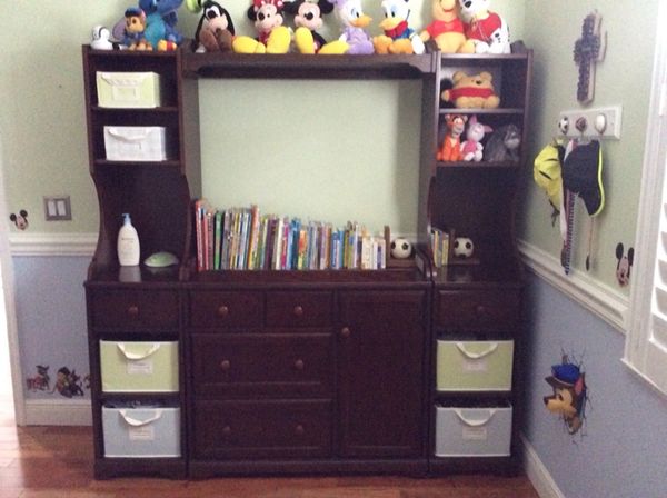 Pottery Barn Madison Changing Table System Wall Unit Bookcase for ... Pottery Barn Madison Changing Table System Wall Unit Bookcase for ...