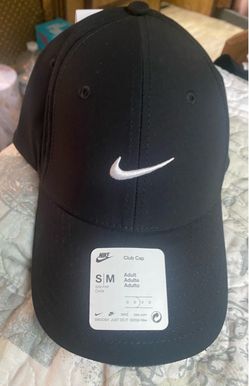 Nike Club Cap Adult Unisex Training Hat White Black, White Swoosh, New withtags.