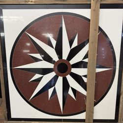 Star Porcelain Tile Medallion 36”x36” Inch