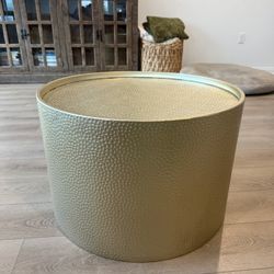 Braeburn Hammered Brushed Gold Coffee Table
