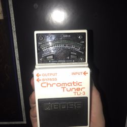 Boss Chromatic Tuner guitar pedal