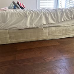 Headband And Queen Boxspring With 4 Storage Drawers