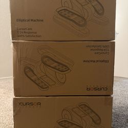 Under-Desk Elliptical Machines – 1 Brand New, 2 Like New!