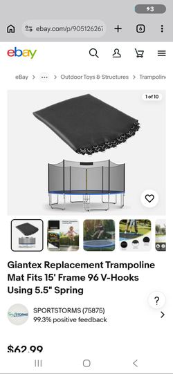 Trampoline replacement
