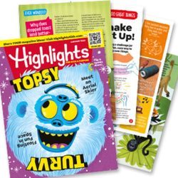 January 2026 Highlights Fun With A Purpose Magazine Brand New Sealed Shipped Bag With address label marked out. This image is the cover of the January