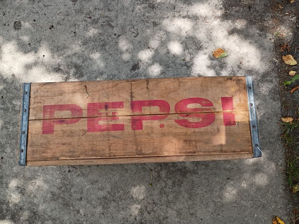 Vintage Wooden Pop / Milk Cases