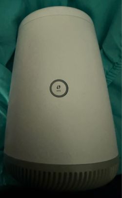 White Cone-Shaped WiFi Router with WPS Button