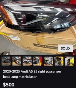 Audi s5 right headlight matrix