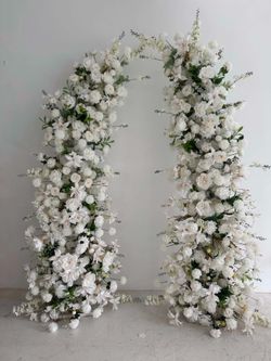 Flower arch with stand