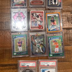 NFL Card lot case Hits/ Rc 