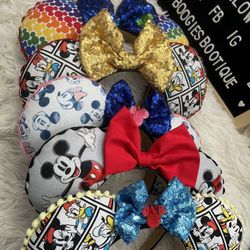 Mickey And Minnie Headbands 