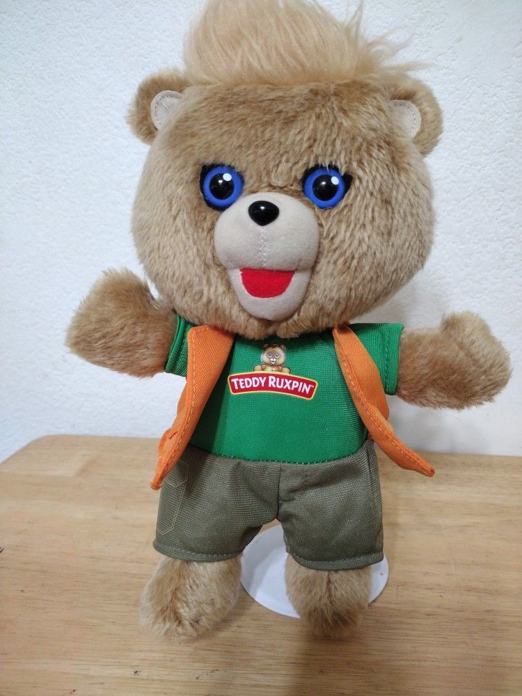 Teddy Ruxpin Hug And Sing Plush With Sound-Adventure Style Teddy 12"