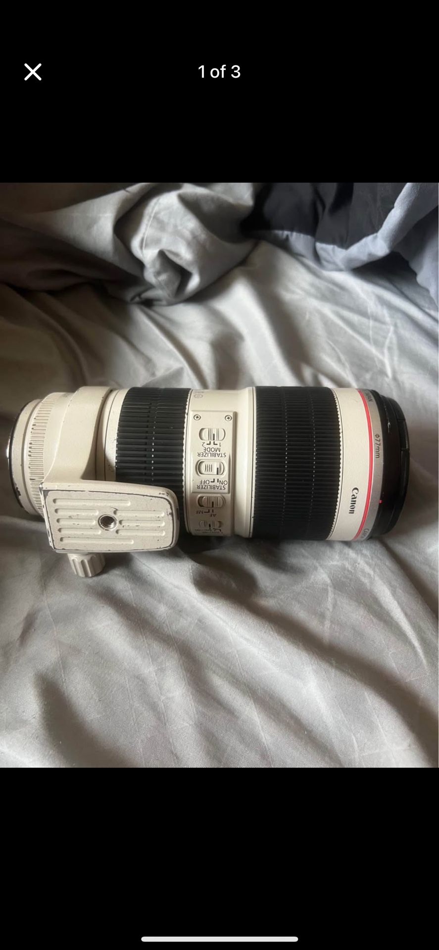Canon ef 70-200mm image Stabilization ii