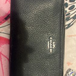 Black Coach Wallet