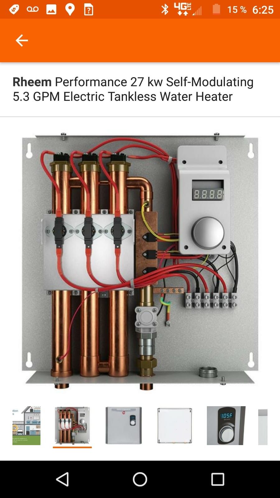 Electric Tankless water Heater