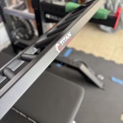Titan Fitness Angled Multi-Grip Barbell