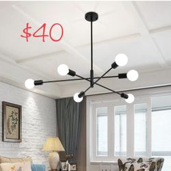 6 Light Sputnik Chandelier