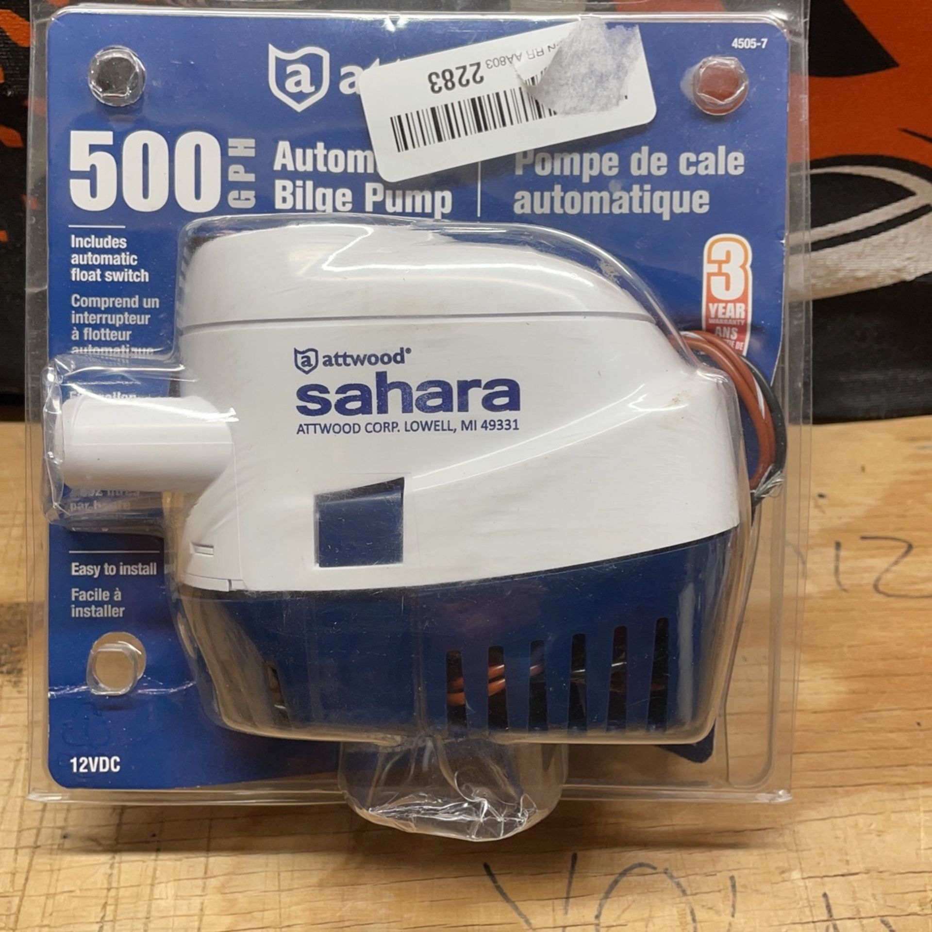 Boat Bilge Pump New Rare Sealed Best Market