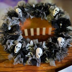 Halloween Wreath Hand Crafted 