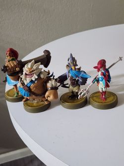 Legend of Zelda Breath of the Wild Amiibo Set of 4