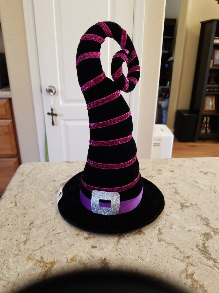 Hobby Lobby Felt Halloween Witch Decor Hat.