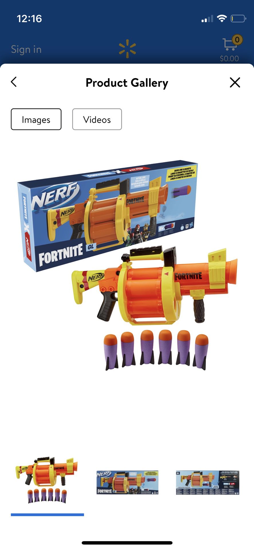 Fortnite Nerf Blaster Brand New 