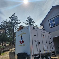 The luxury Throne Restrooms.