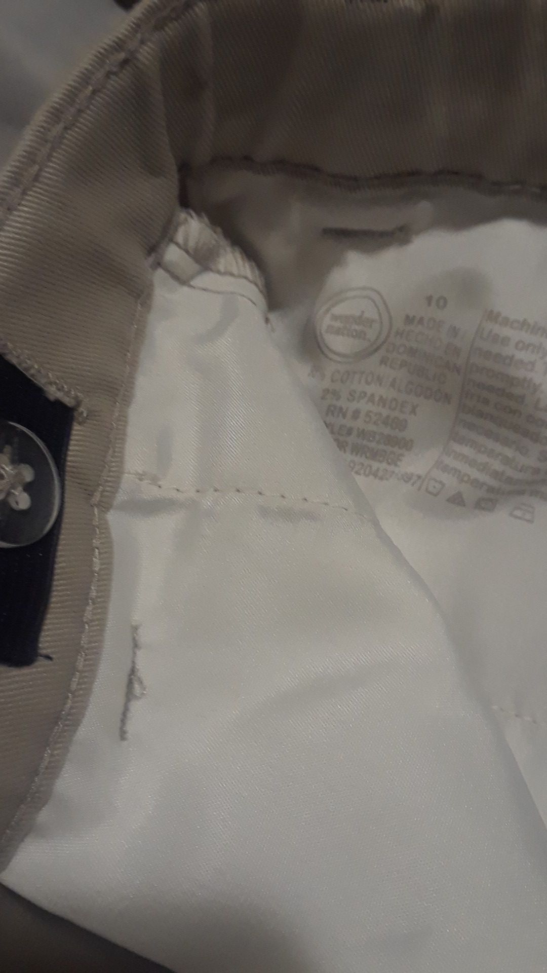 Brand new school clothes