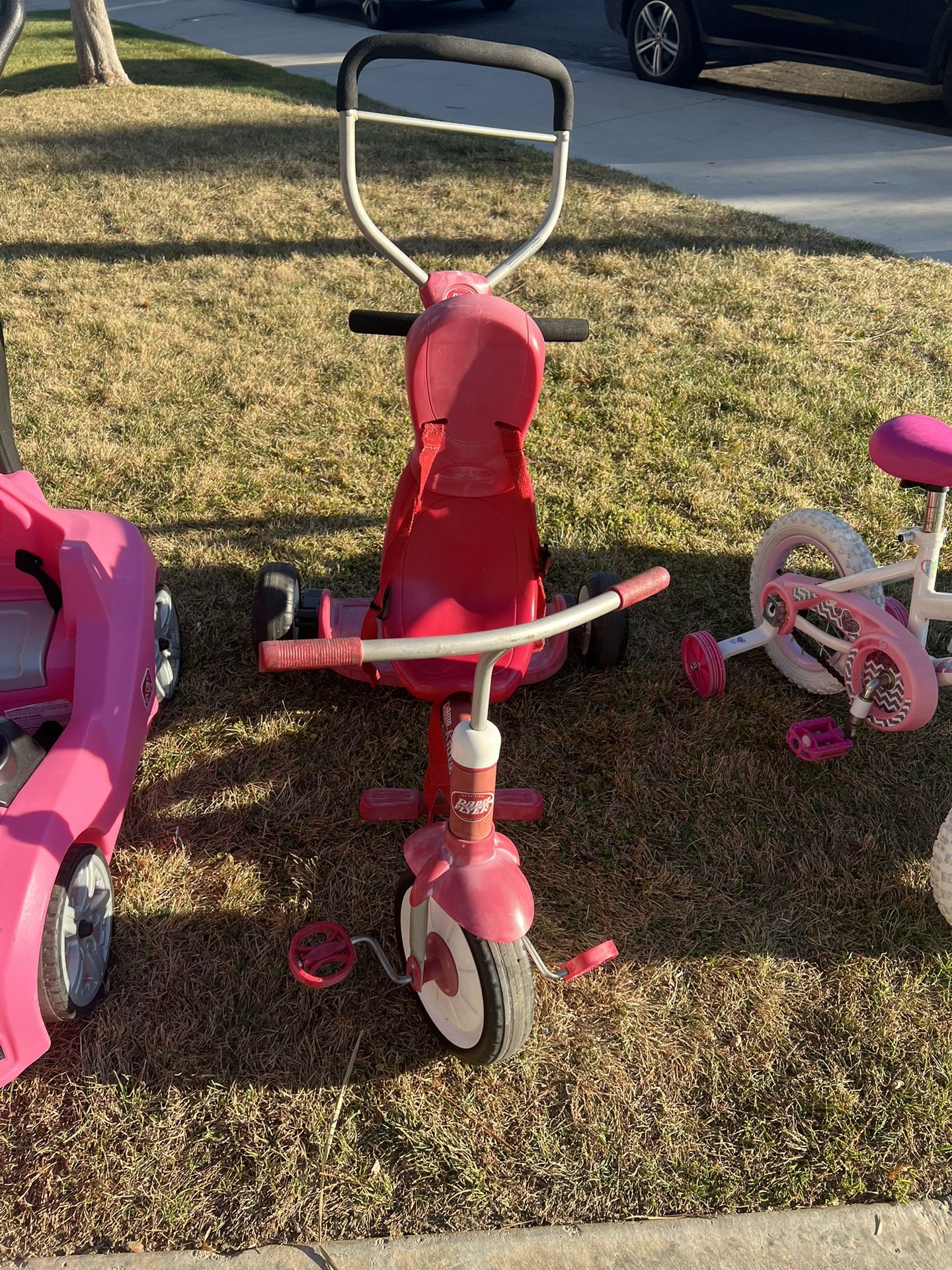 Radio Flyer Toddler Tricycle with Parent Push Handle