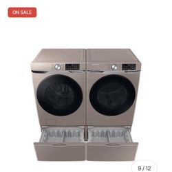 Samsung Washer And Dryer With Storage Drawers 