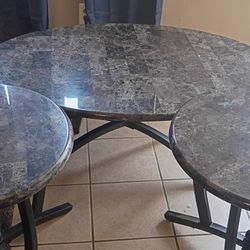 Coffee Table With 2 End Tables 