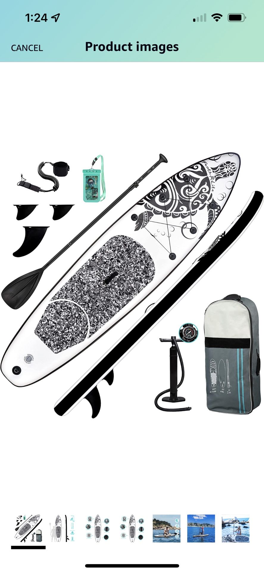 FEATH-R-LITE Inflatable Stand Up Paddle Board