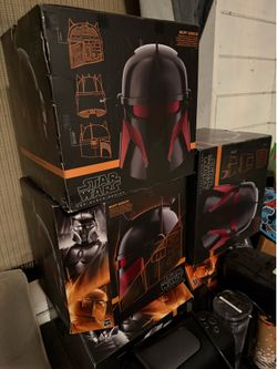 STAR WARS BLACK SERIES HELMET 🔥 Moff Gideon Electronic Helmet Brand New in Box — Multiple Available!  Perfect for collectors, display rooms, cosplay,