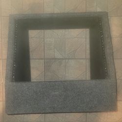 Custom made carpeted 8U 19" rack for studio audio equipment