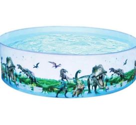 Collapsible Pools, Round Swimming Pool, Paddling Pool for Toddlers, Swimming Pools for Indoor Outdoor Garden Yard Backyard, M 152cm: 152* 25cm 5FT X 1