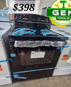 🔥 GE 30” Black Electric Range — ONLY $399! 🔥