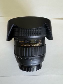 Tokina AT-X Pro 11-16mm f/2.8 DX II for Nikon F Mount – Ultra Wide Angle – Excellent Condition