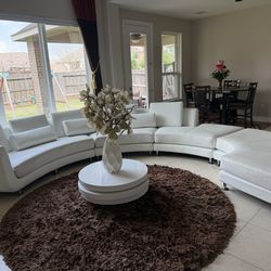 Circular sofa set 13 by 13 ft approx