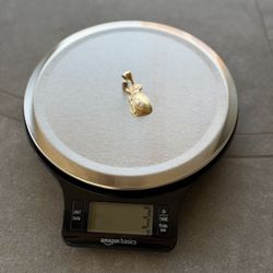 10K Gold Money Bag Pendant (3 Grams)